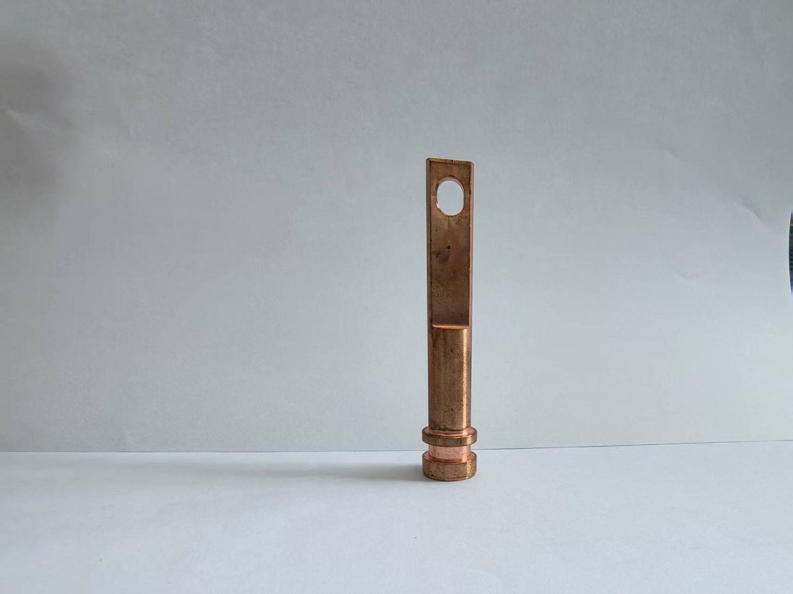 Pure copper turned terminal pin for an automotive electrical application
